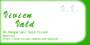 vivien vald business card